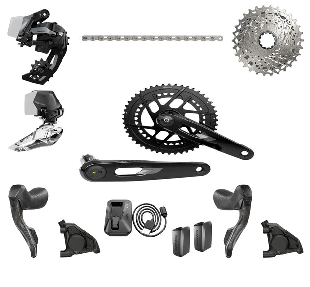 Groupe SRAM RIVAL AXS E1 2x12V Avec Capteur De Puissance - Peloton GP