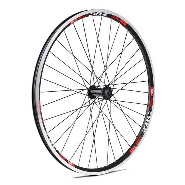 Gurpil Roue Avant 26" Zac Moyeu Noir + Rayons Noirs - Peloton GP