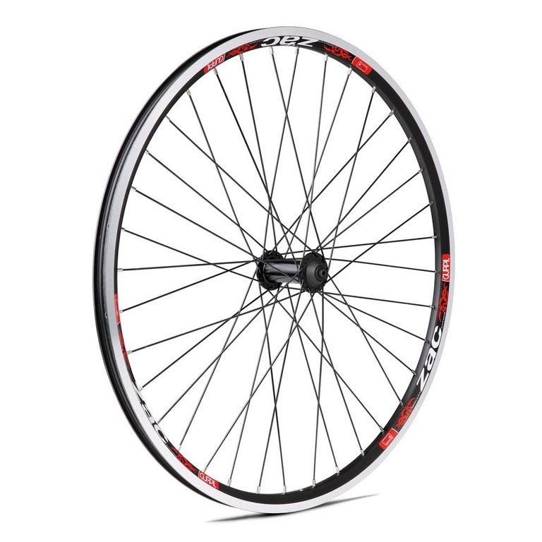 Gurpil Roue Avant 26" Zac Moyeu Noir + Rayons Noirs - Peloton GP