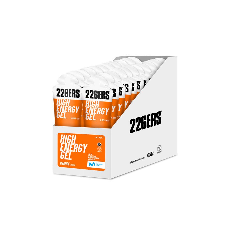 High Energy Gel 76 g - Boîte de 24 sticks - Peloton GP