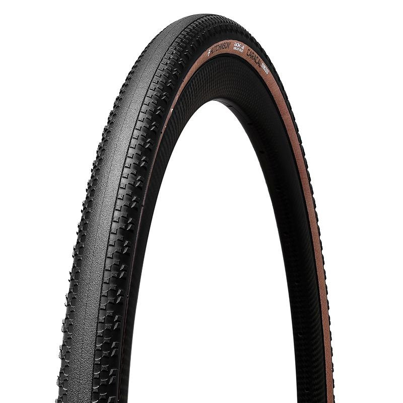 HUTCHINSON Pneu Caracal Allroad 700x35 SwiftEasy Mach Tread 3.0 Tubeless Ready Noir/Marron - Peloton GP
