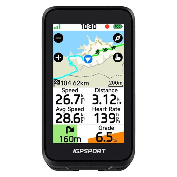 iGPSPORT BiNavi Air GPS/Compteur Vélo Ultraléger 77g - Peloton GP