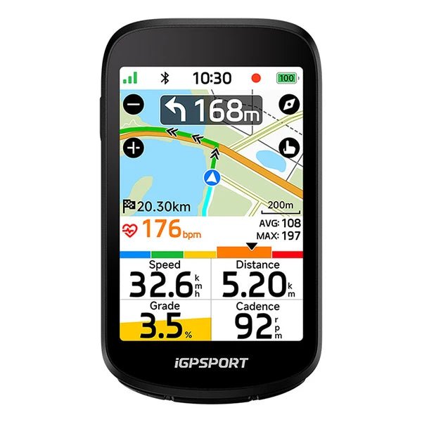 iGPSPORT BSC500 GPS/Compteur Vélo Couleur Tactile 3,3" - Peloton GP