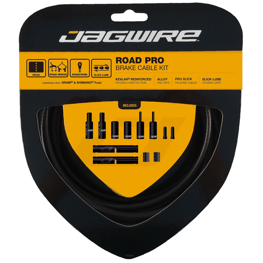 JAGWIRE Kit De Frein Road Pro Stealth Black - Peloton GP