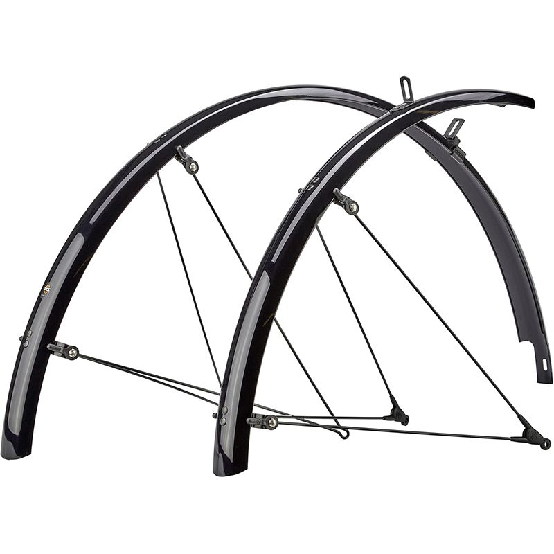 Jeu De Garde - Boues SKS Bluemels 28" 45 mm Noir Brillant - Peloton GP