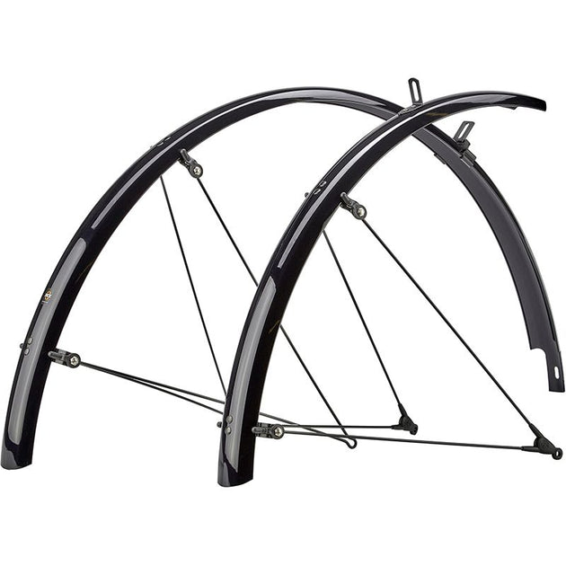 Jeu De Garde - Boues SKS Bluemels 28" 45 mm Noir Brillant - Peloton GP