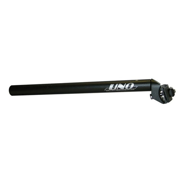 KALLOY UNO Tige De Selle 25.4 mm 350 mm Aluminium Noire - Peloton GP
