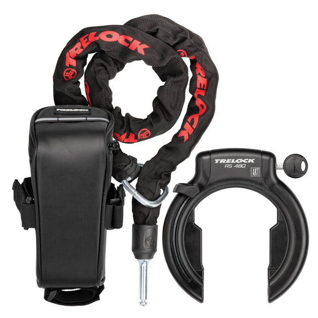 Kit antivol cadre RS 480 + chaîne 100 cm - Peloton GP