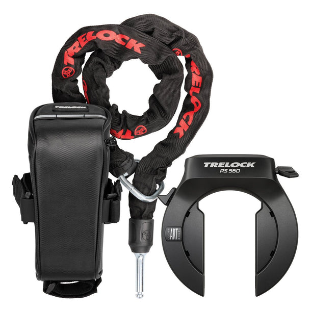 Kit antivol cadre RS 560 / RS 561 + chaîne 100 cm - Peloton GP
