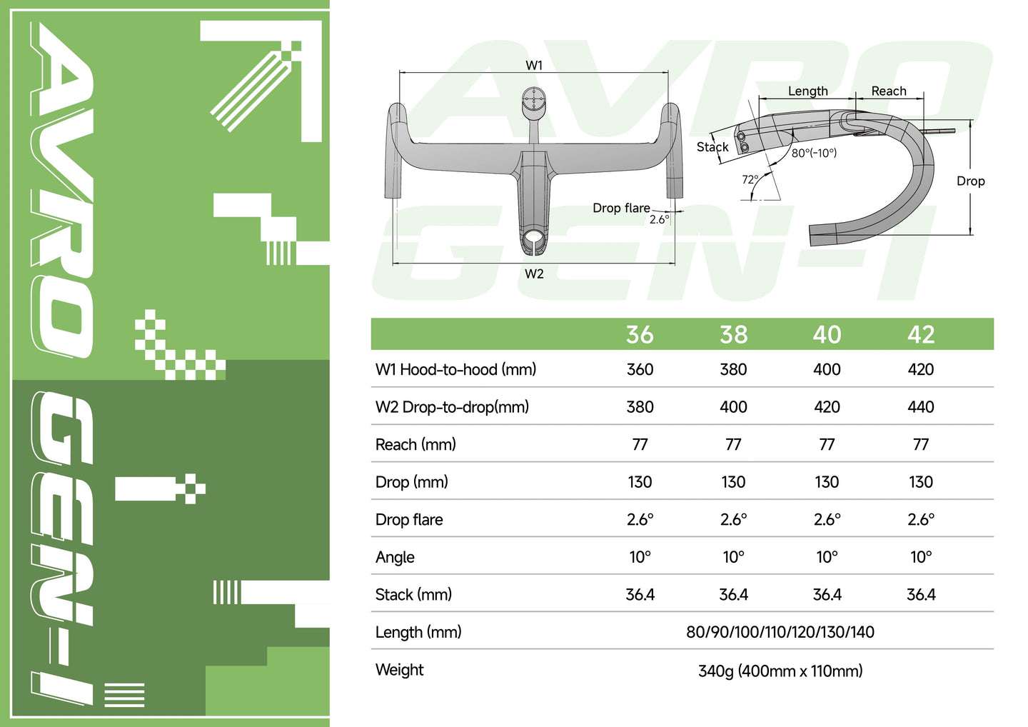 Kit cadre Arow SL Neo Black - TAVELO - Peloton GP