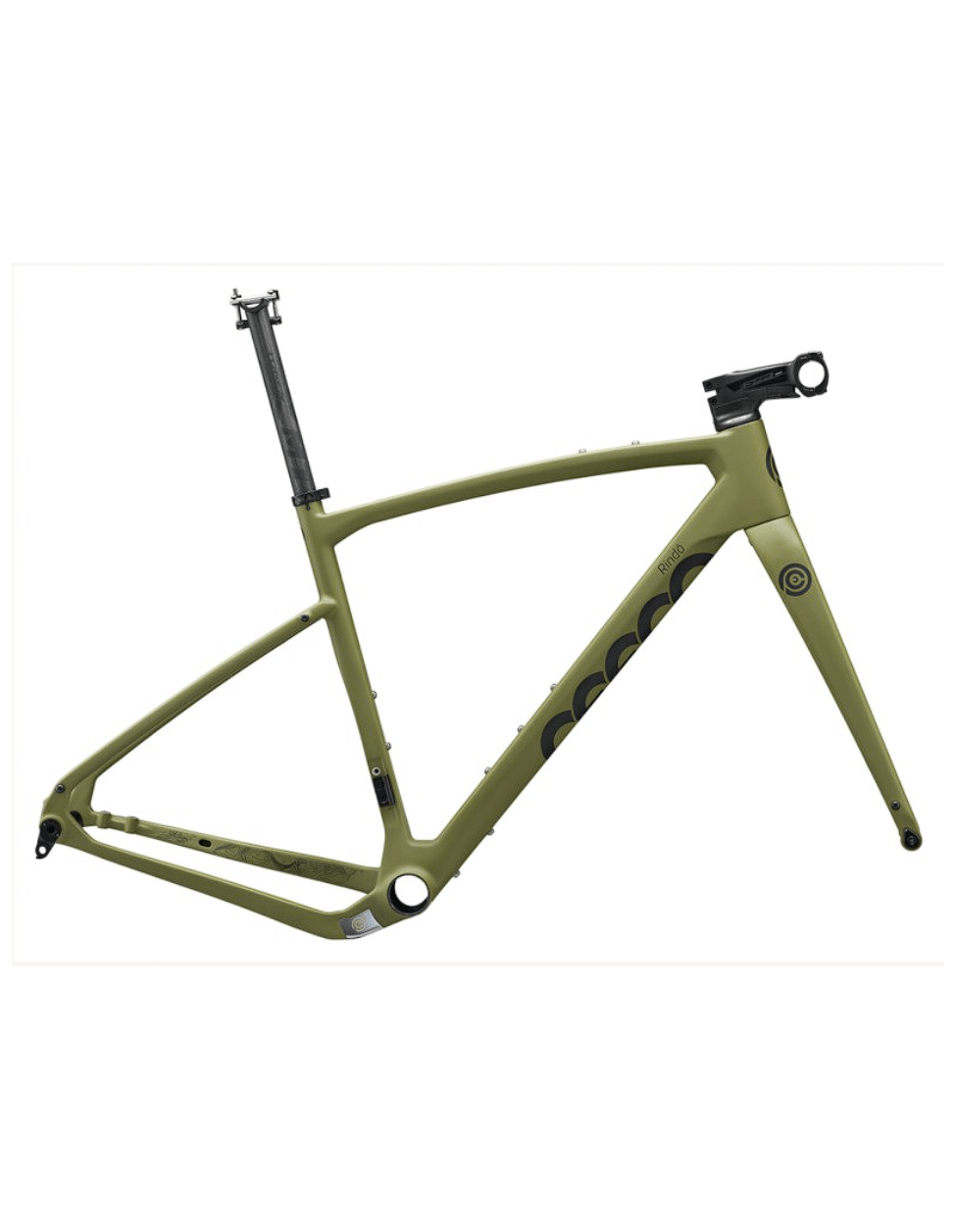 Kit cadre Gravel Rindo army green - CEEPO - Peloton GP
