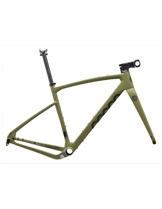 Kit cadre Gravel Rindo army green - CEEPO - Peloton GP