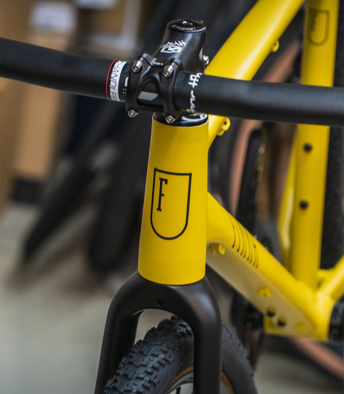 Kit cadre Landscape Alu jaune - Finna Cycles - Peloton GP