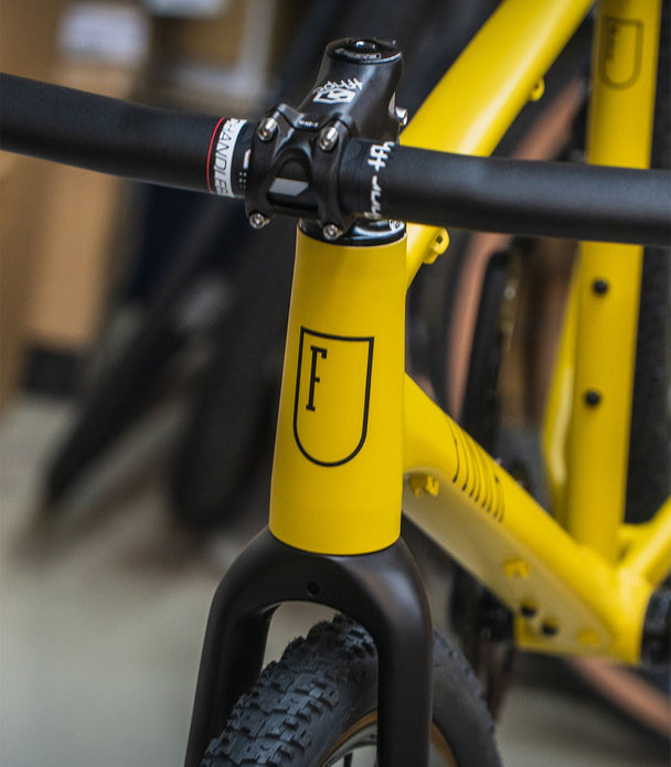 Kit cadre Landscape Alu jaune - Finna Cycles - Peloton GP