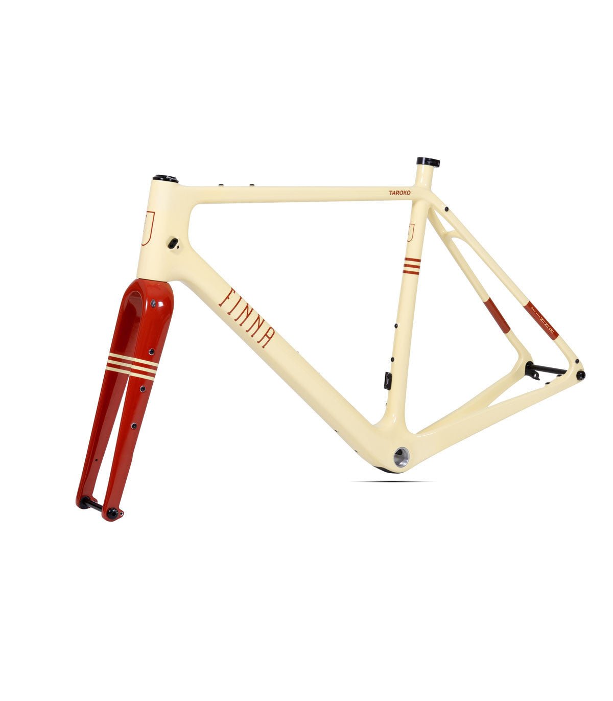 Kit cadre Taroko Carbone Gravel vanille cream - Finna Cycles - Peloton GP