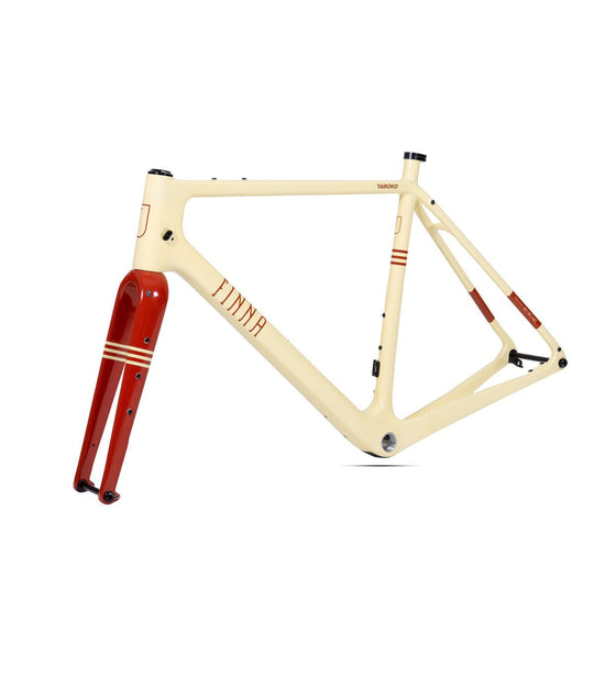 Kit cadre Taroko Carbone Gravel vanille cream - Finna Cycles - Peloton GP