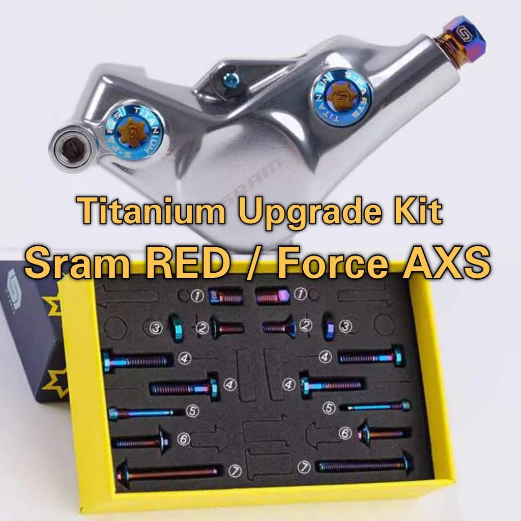 Kit de mise à niveau étriers en titane pour SRAM AXS - Ti - parts - Peloton GP
