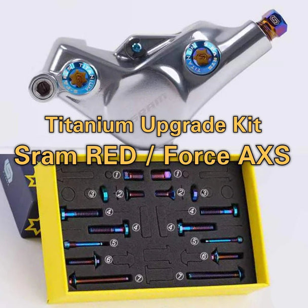 Kit de mise à niveau étriers en titane pour SRAM AXS - Ti - parts - Peloton GP