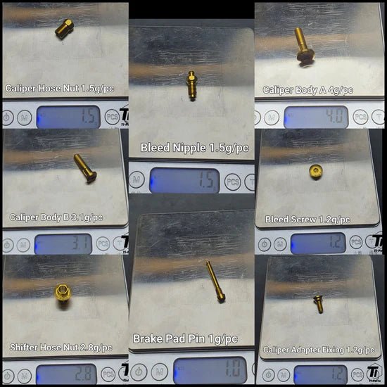 Kit de mise à niveau route en titane pour Shimano 12V - Ti - parts - Peloton GP