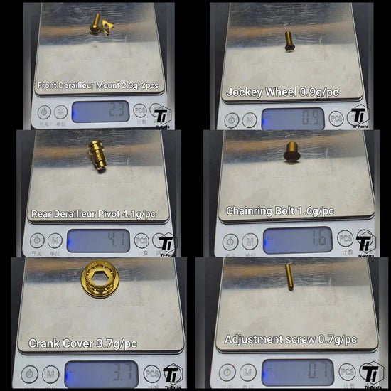 Kit de mise à niveau route en titane pour Shimano 12V - Ti - parts - Peloton GP