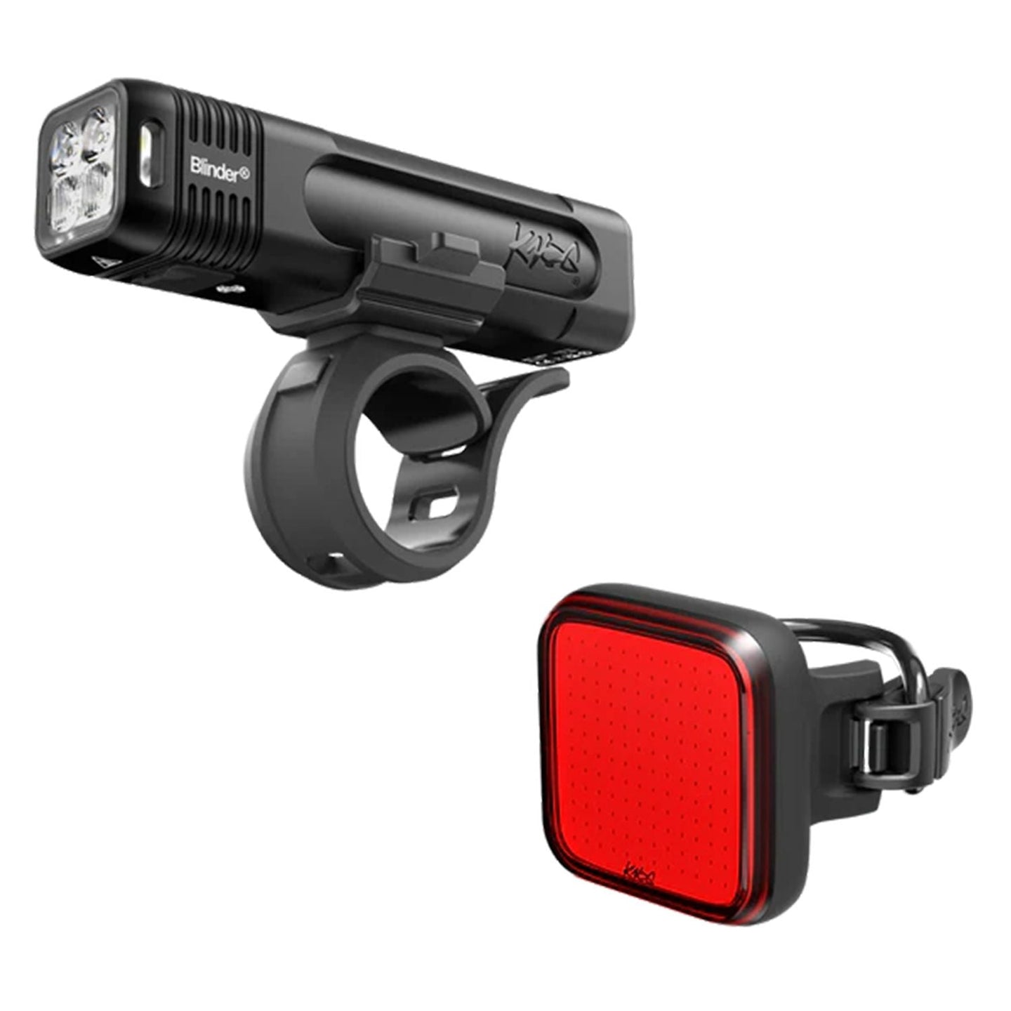 Kit Éclairage Vélo Blinder Pro 1000 + Blinder Rear Square - Peloton GP