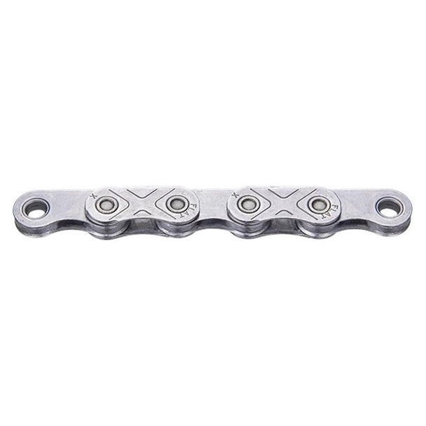 KMC chaîne X Flattop EPT Waxed 12/13 vitesses 126 maillons argent - Peloton GP