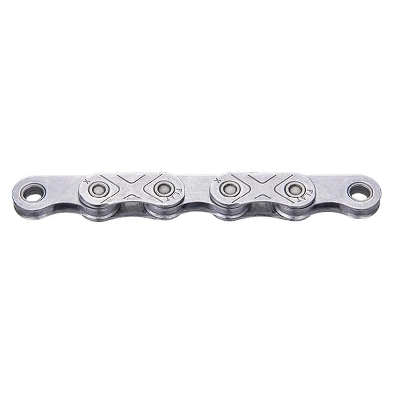 KMC chaîne X Flattop EPT Waxed 12/13 vitesses 126 maillons argent - Peloton GP