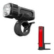 KNOG Blinder Pro 400 + Plus Rear – Kit Éclairage Avant / Arrière – Noir - Peloton GP