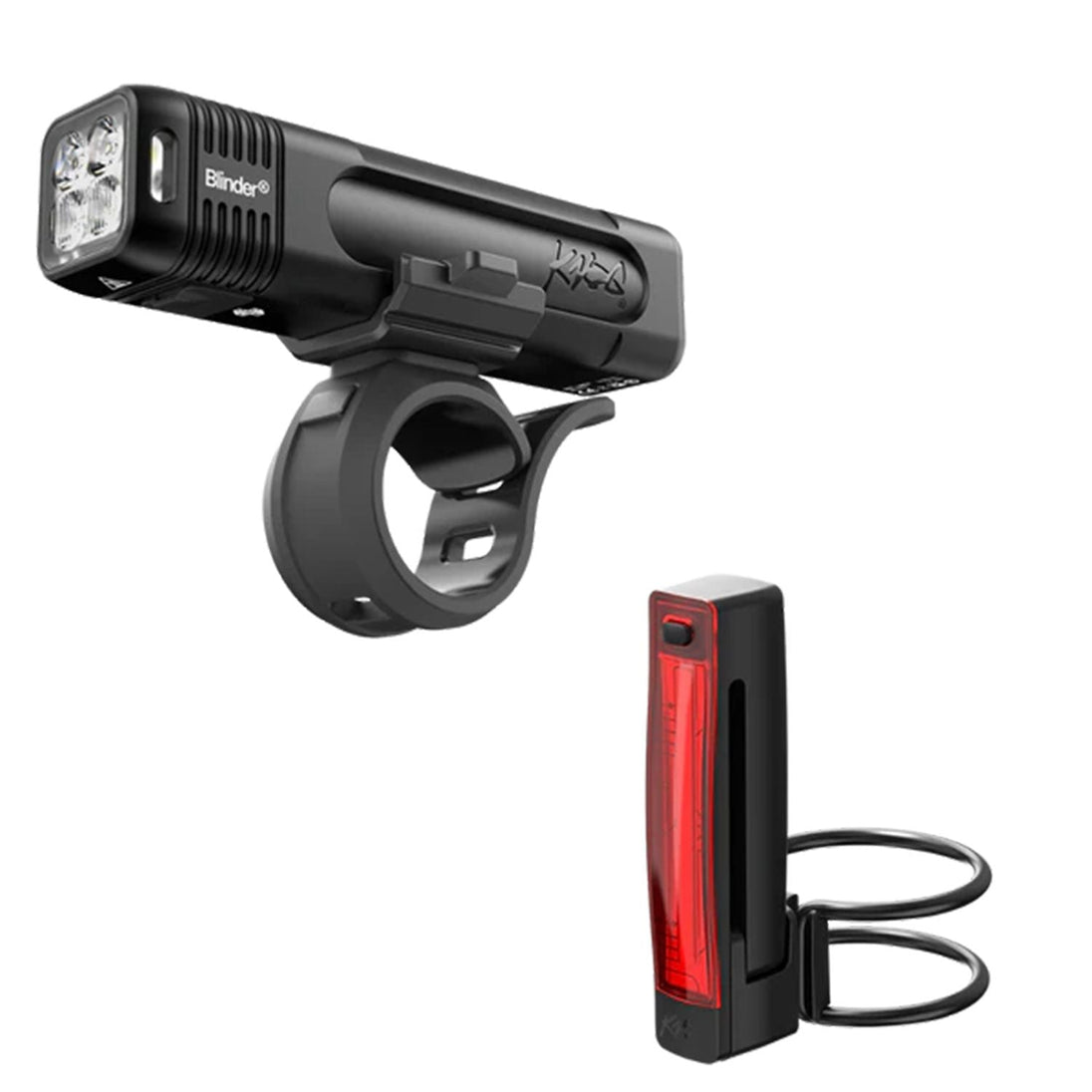 KNOG Blinder Pro 700+ Plus Rear – Kit Éclairage Avant / Arrière – Noir - Peloton GP