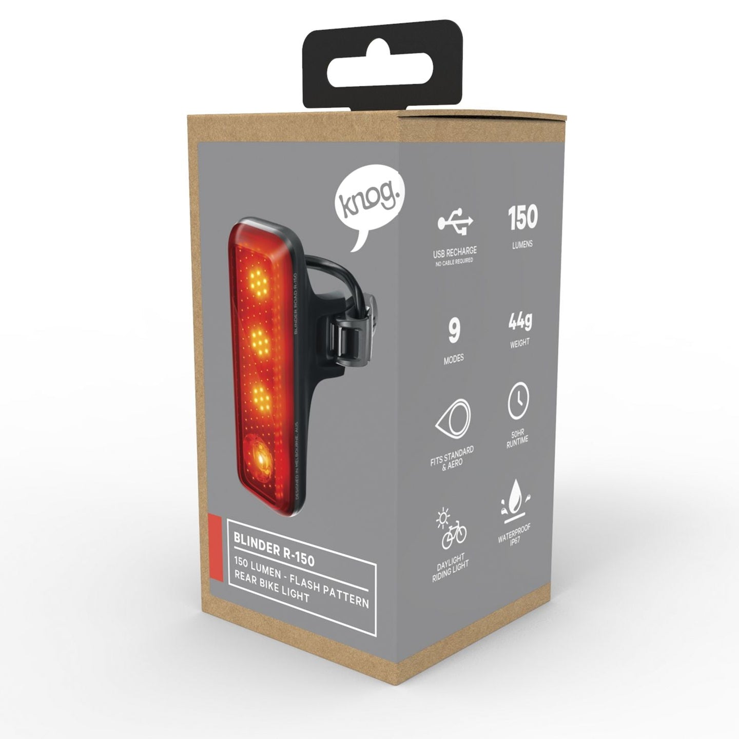Knog Blinder R150 – Black - Peloton GP