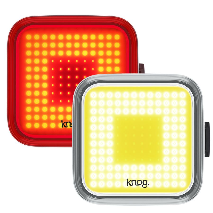 Knog Blinder Twinpack Square – Black - Peloton GP
