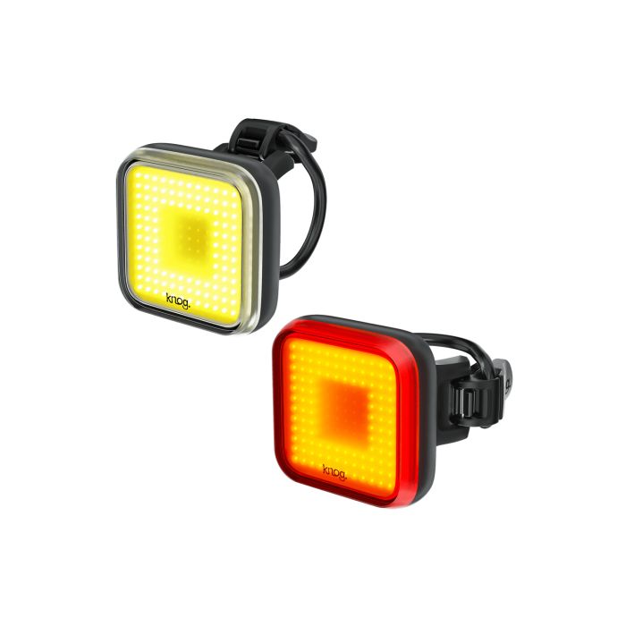 Knog Blinder Twinpack Square – Black - Peloton GP