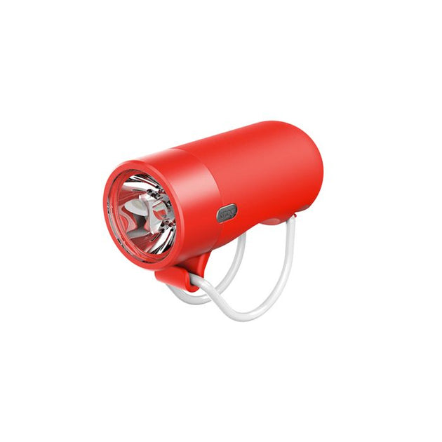 KNOG Lampe Avant Plug rouge – 250 Lumens – USB Rechargeable – IP67 - Peloton GP