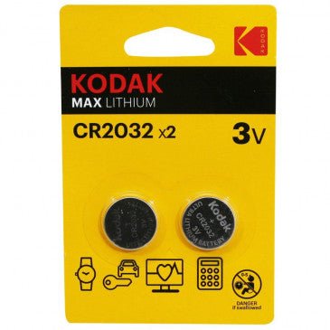 KODAK Pile Bouton CR2032 Lithium 3V (Vendu Par 2) - Peloton GP