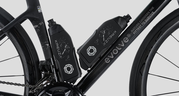 KREUZA Gourde Slice Aerodynamic – 620 ml – Noire - Peloton GP