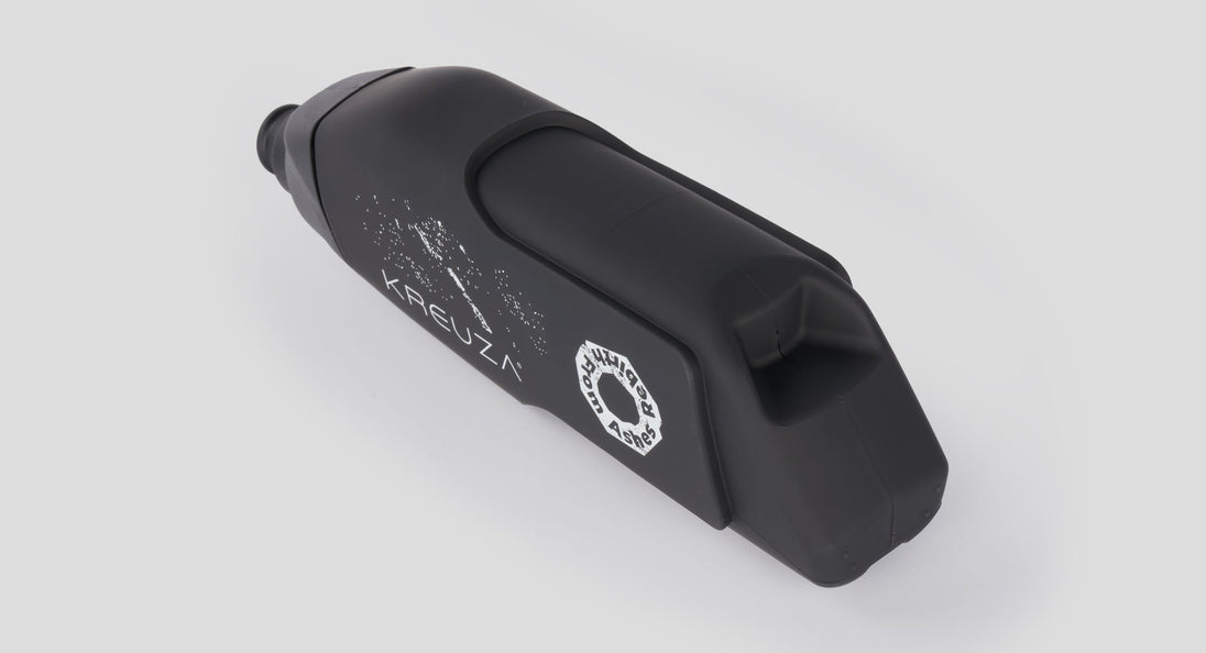 KREUZA Gourde Slice Aerodynamic – 620 ml – Noire - Peloton GP