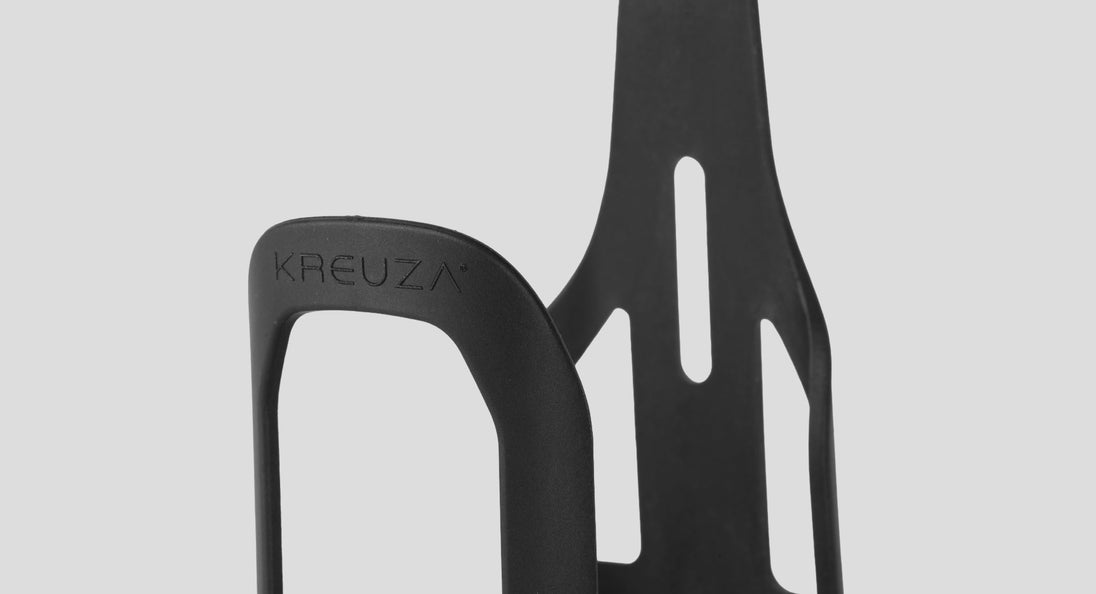 KREUZA Porte - Bidon Slice Aerodynamic – Carbone/Nylon – 32 g – Noir - Peloton GP