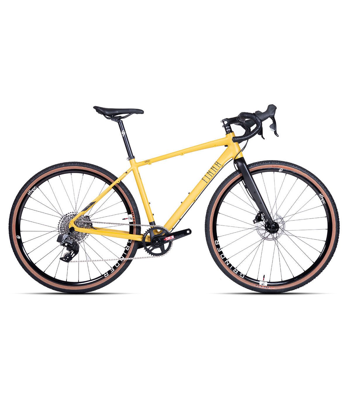 Landscape Alu Apex 1x12 jaune - Finna Cycles - Peloton GP
