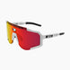 Lunettes AEROSCOPE Blanc Brillant / Rouge Miroir - Scicon - Peloton GP