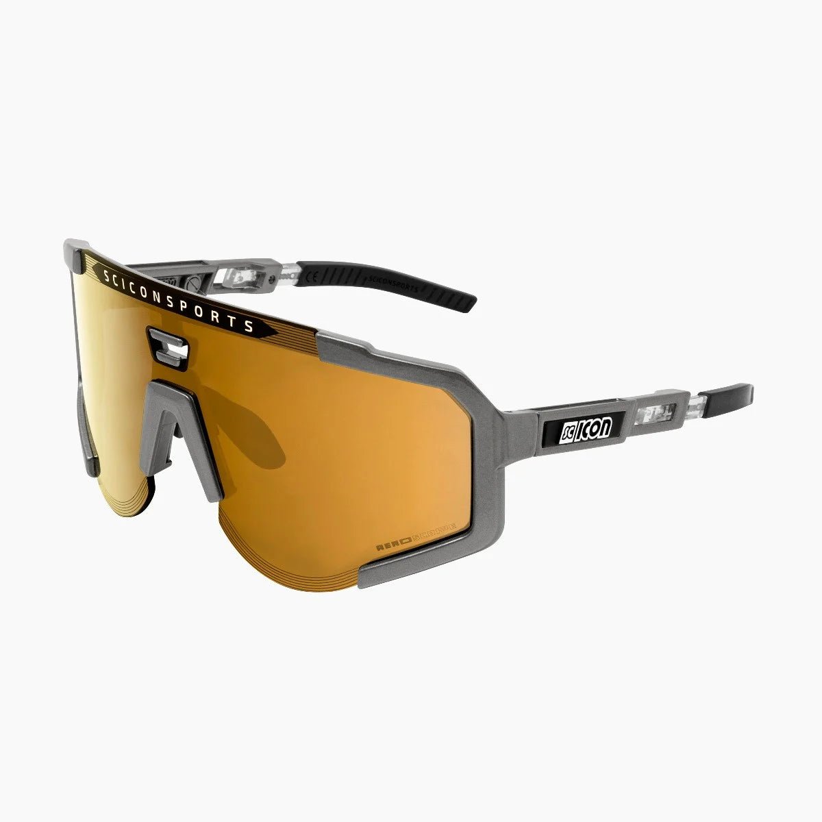 Lunettes AEROSCOPE Gris Anthracite / Bronze Miroir - Scicon - Peloton GP