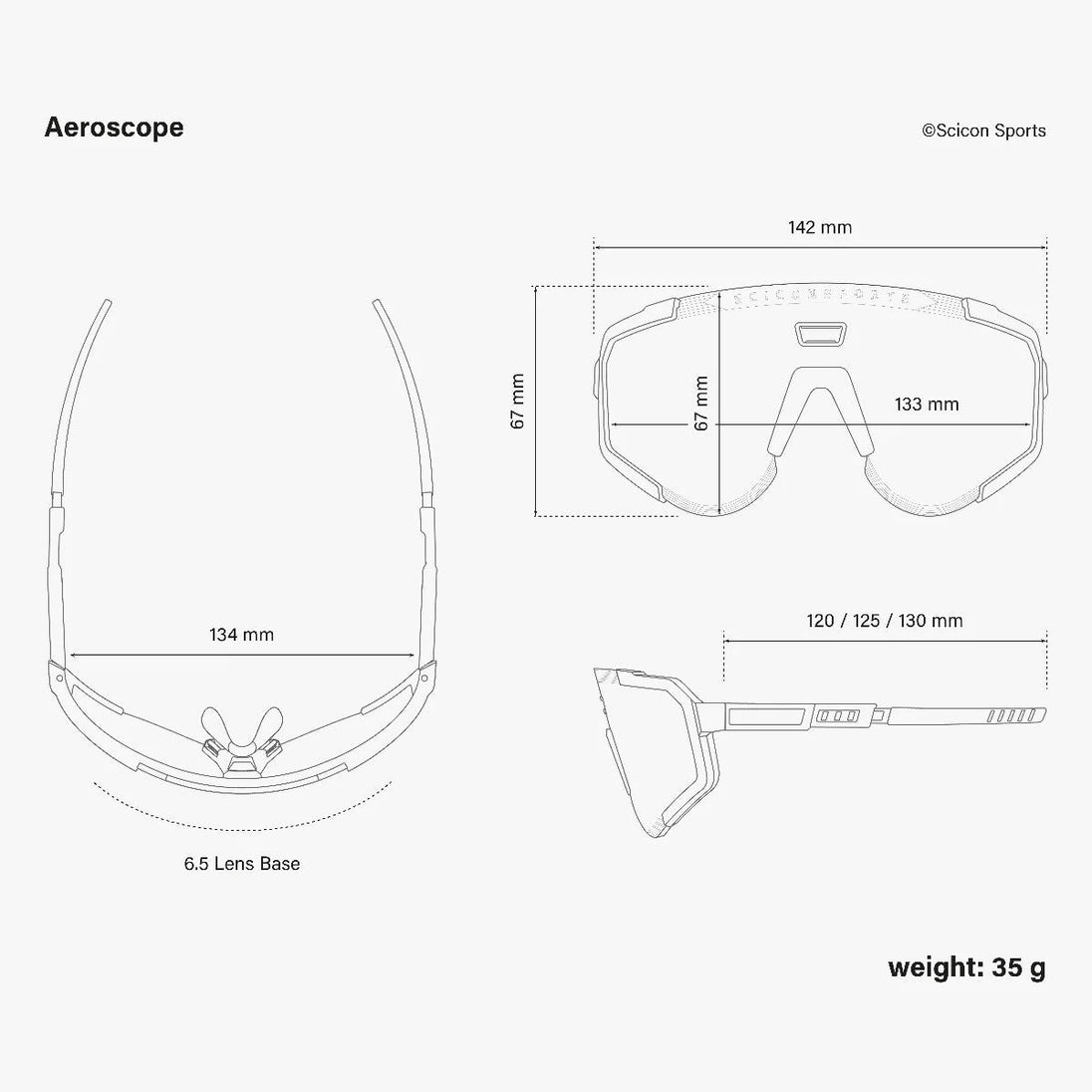 Lunettes AEROSCOPE Gris Anthracite / Photochromique Gris Miroir - Scicon - Peloton GP