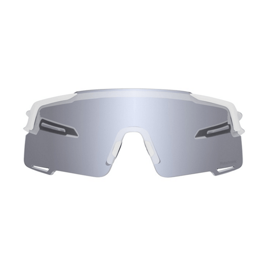 Lunettes CE - EQNX5 EQUINOX 4 Gris photochromique Blanc mat - SHIMANO - Peloton GP
