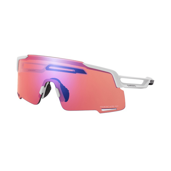 Lunettes CE - EQNX5 EQUINOX 4 RIDESCAPE OFF - ROAD Blanc mat - SHIMANO - Peloton GP