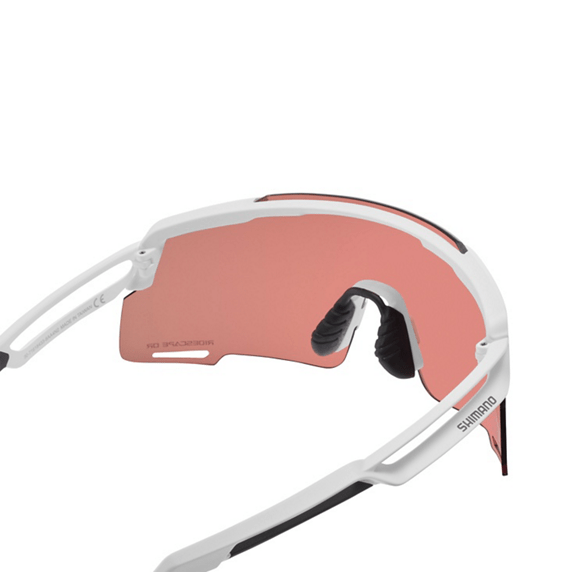 Lunettes CE - EQNX5 EQUINOX 4 RIDESCAPE OFF - ROAD Blanc mat - SHIMANO - Peloton GP