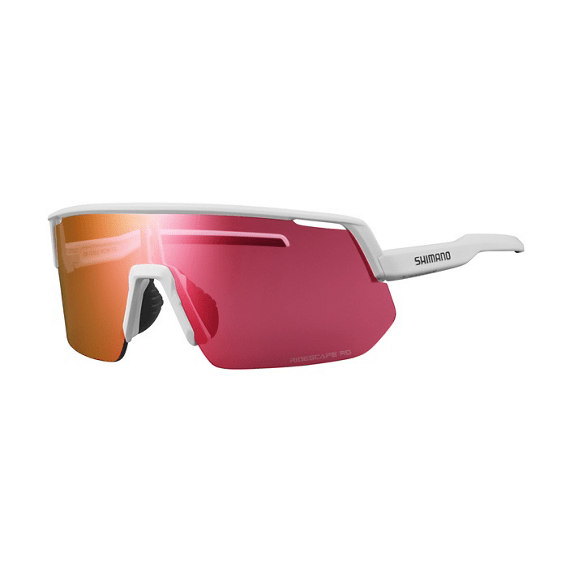 Lunettes CE - TCNL2 TECHNIUM L Ridescape Route Blanc mat - SHIMANO - Peloton GP