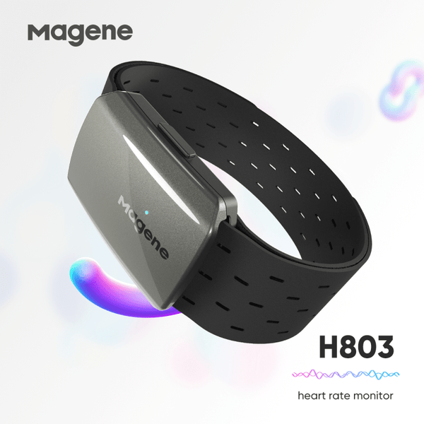 MAGENE Brassard De Fréquence Cardiaque H803 ANT+ / Bluetooth Rechargeable - Peloton GP