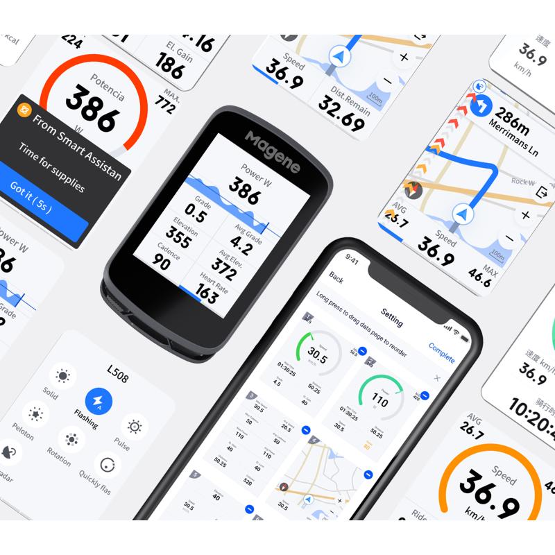 Magene C506 – GPS Vélo Tactile Couleur - Peloton GP
