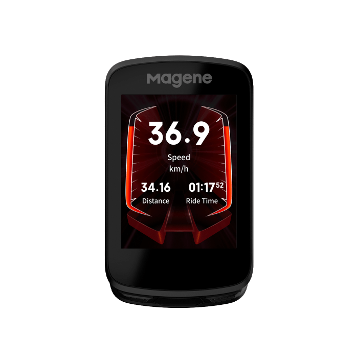 GPS-Fahrradcomputer Magene C606 mit 2,8-Zoll-Touchscreen, präzise