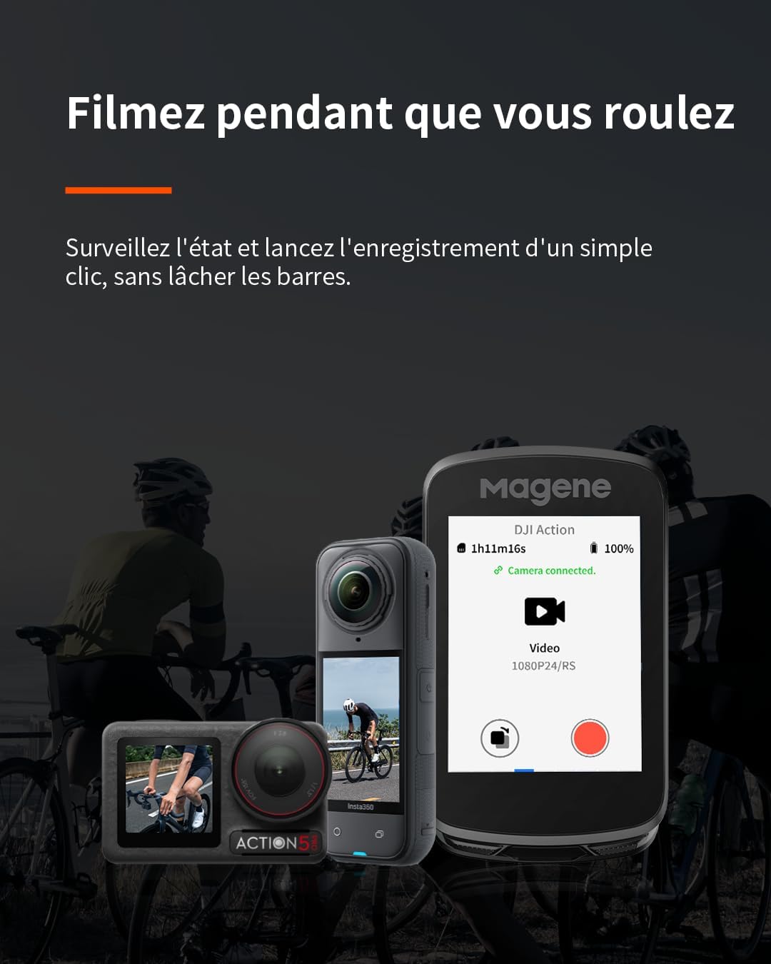 MAGENE C606 V2 Compteur GPS Vélo - Peloton GP