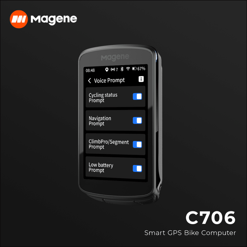 MAGENE Compteur GPS Vélo C706 - Peloton GP
